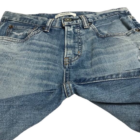 Moussy Vintage Howa Medium Wash High Rise Skinny Slim Leg Jeans Womens Size 24 - Picture 5 of 11